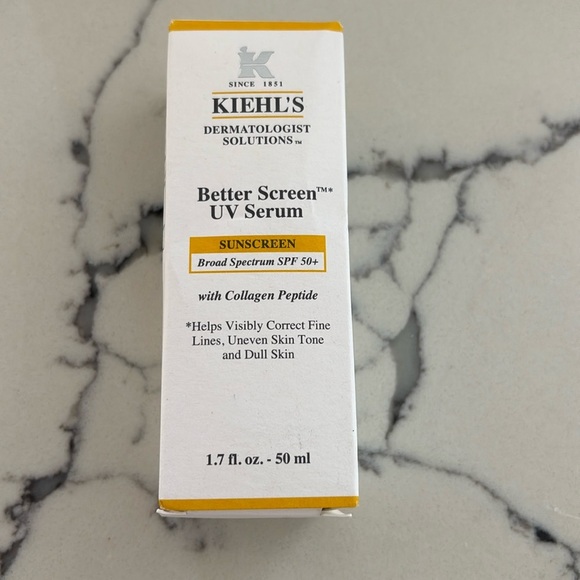 NWT Kiehl's Better Screen UV Serum Sunscreen SPF 50+ - Picture 1 of 5